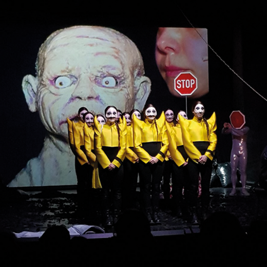 Gruppenfoto Theateraufführung