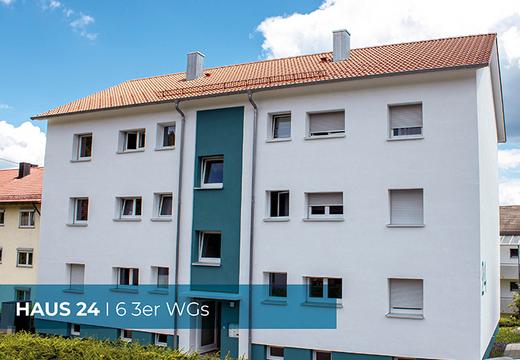 Wohnhaus 24 mit sechs 3er-Wohngemeinschaften